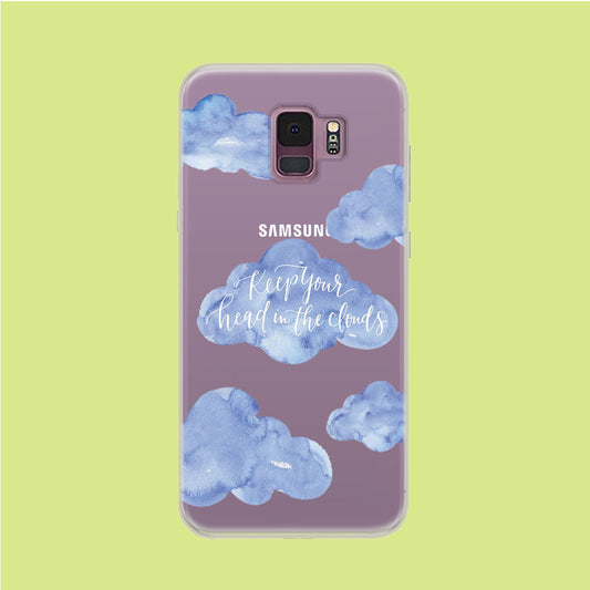 Clouds Quotes Samsung Galaxy S9 Clear Case