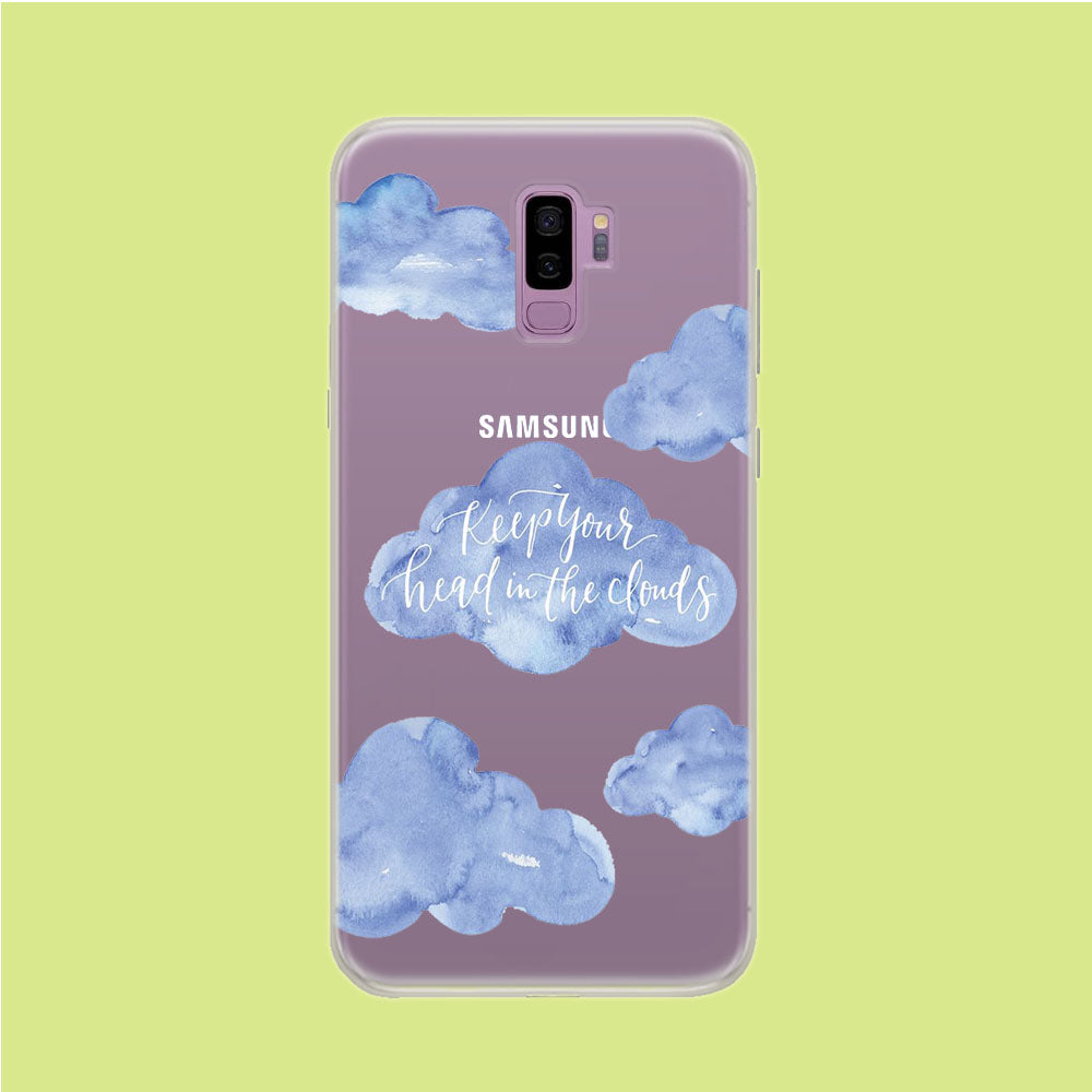 Clouds Quotes Samsung Galaxy S9 Plus Clear Case