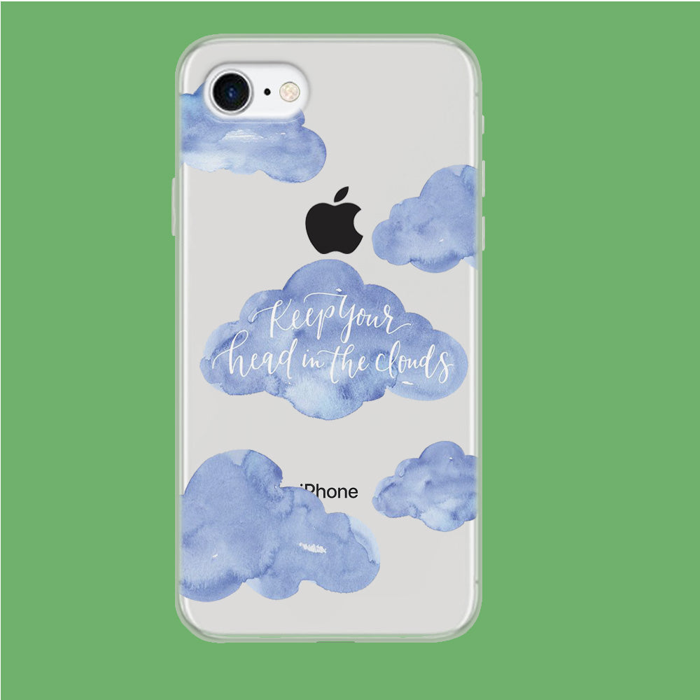 Clouds Quotes iPhone 7 Clear Case