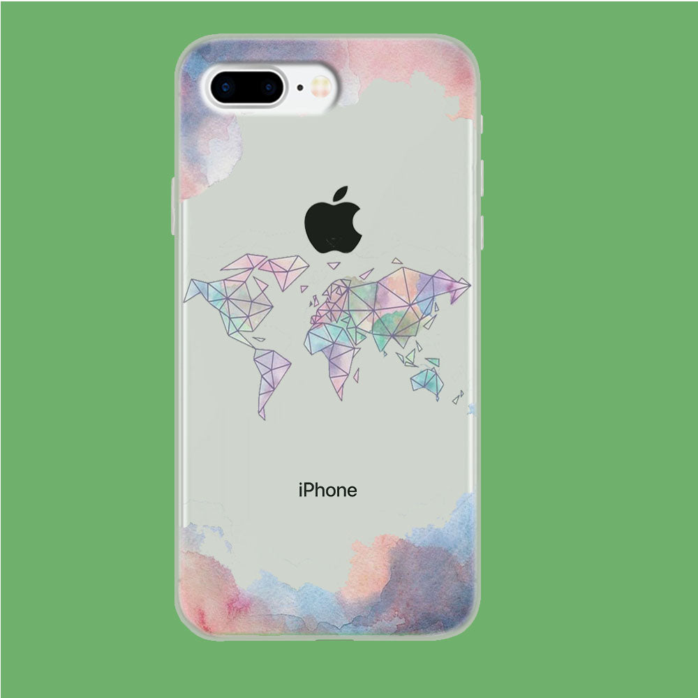 Cloudy Word iPhone 8 Plus Clear Case