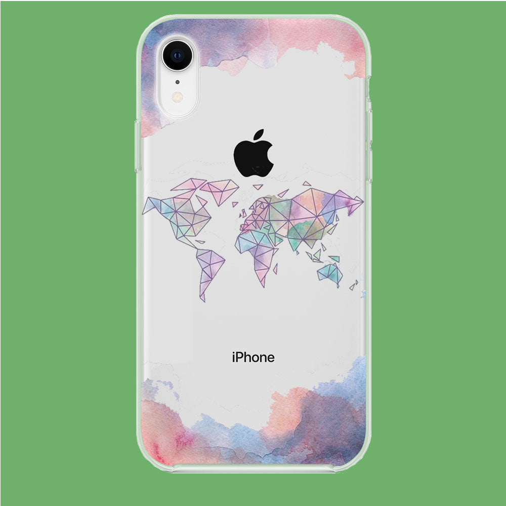 Cloudy Word iPhone XR Clear Case