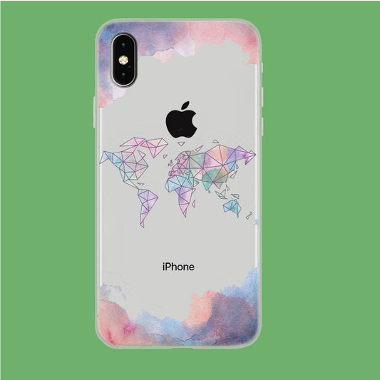 Cloudy Word iPhone Xs Max Clear Case
