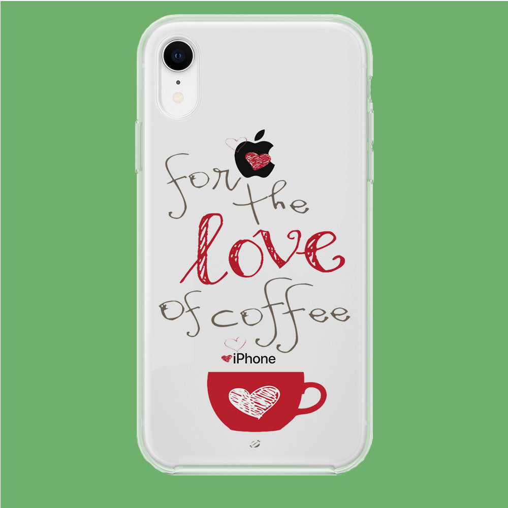 Coffee Lover iPhone XR Clear Case