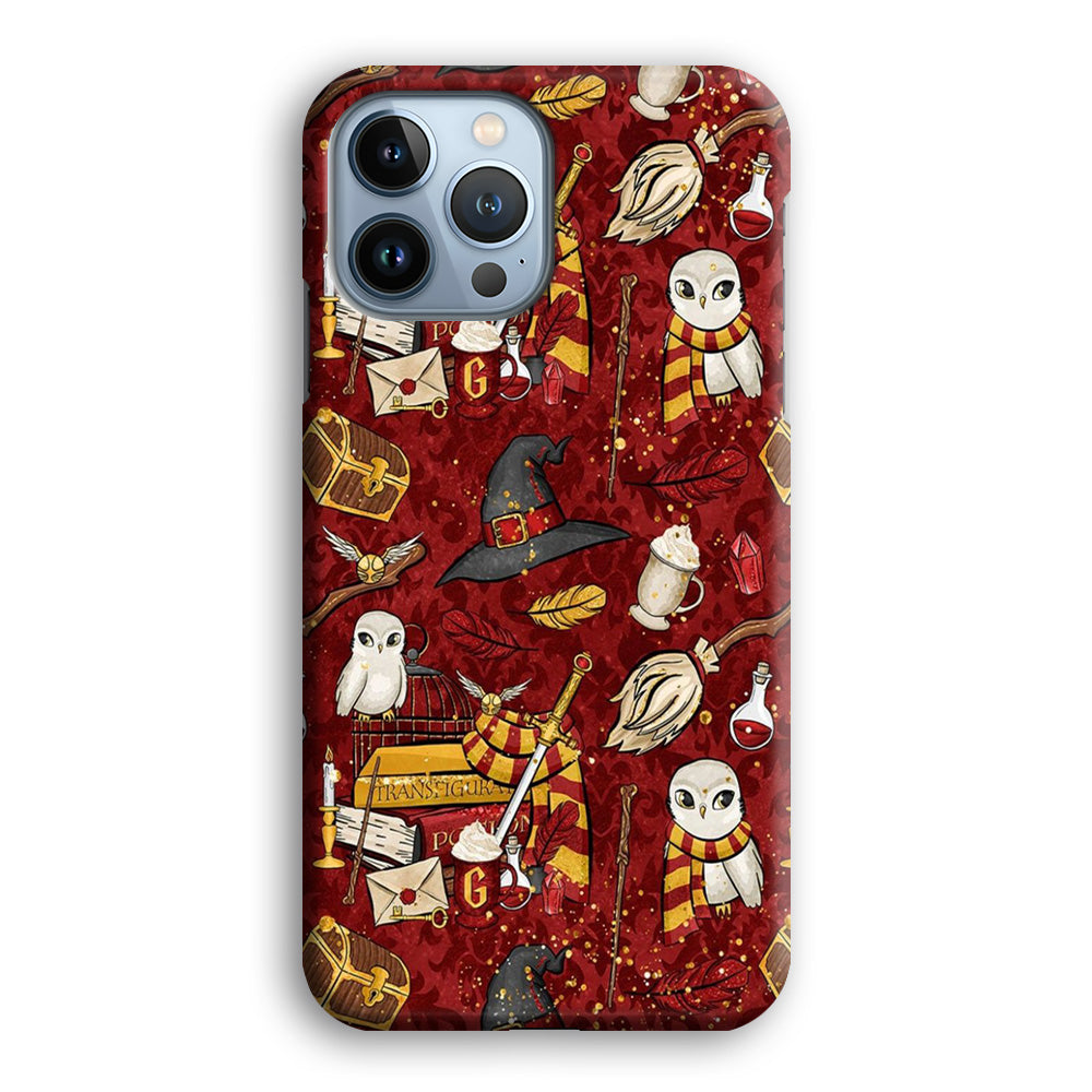 Collage Harry Potter Red Magic Tools iPhone 13 Pro 3D Case