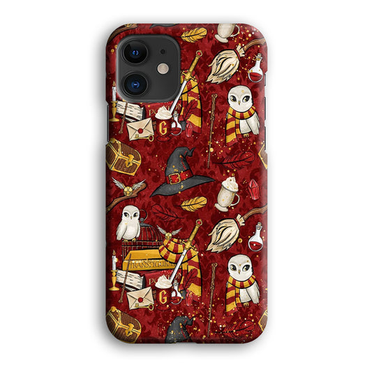 Collage Harry Potter Red Magic Tools iPhone 12 3D Case