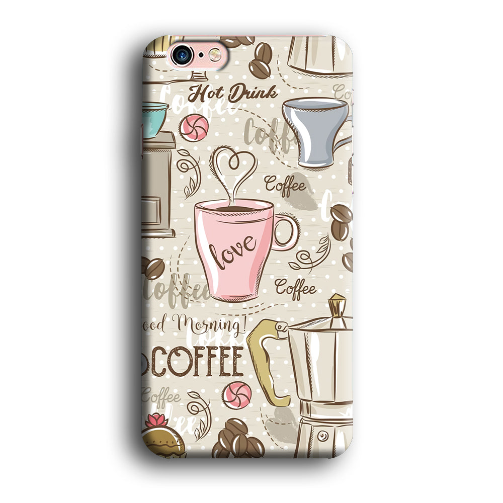 Collage Coffee Time iPhone 6 Plus | 6s Plus 3D Case