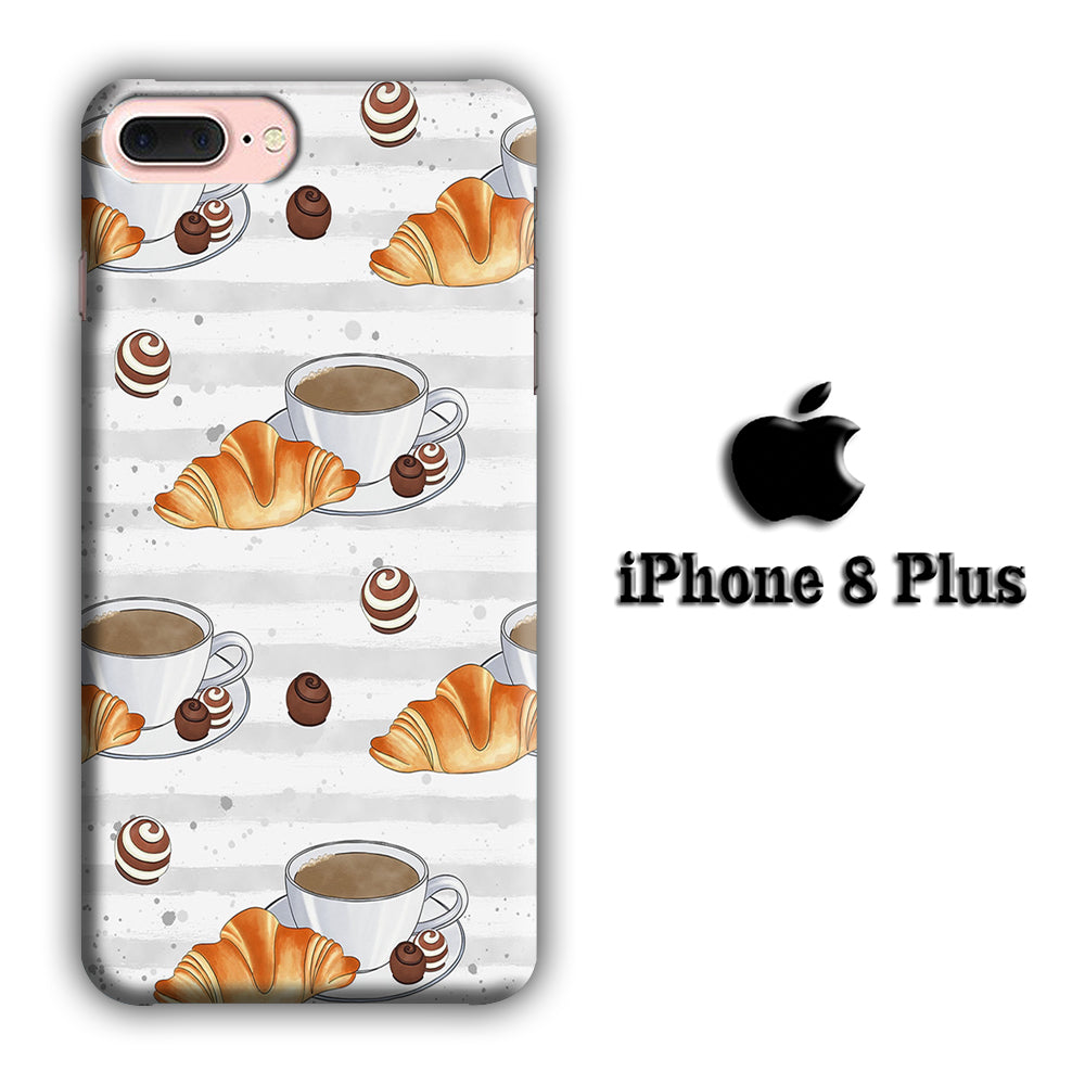 Collage Favorite Sweets iPhone 8 Plus 3D Case