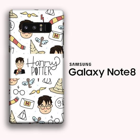 Collage Harry Potter Samsung Galaxy Note 8 3D Case