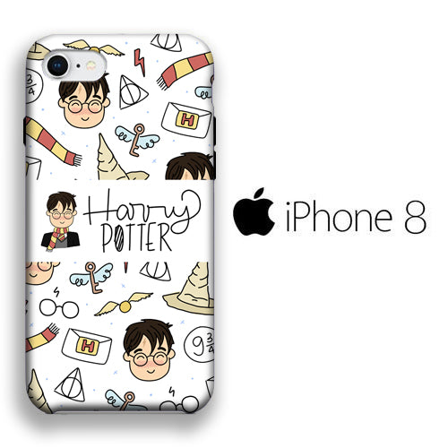 Collage Harry Potter iPhone 8 3D Case