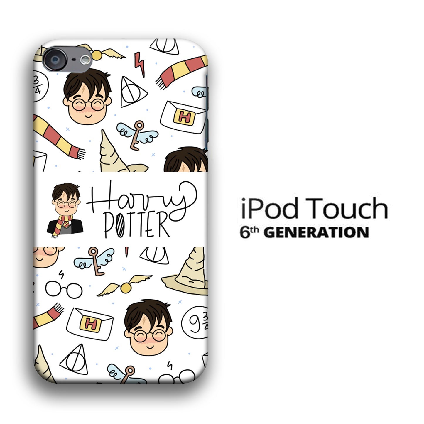 Collage Harry Potter iPod Touch 6 3D Case