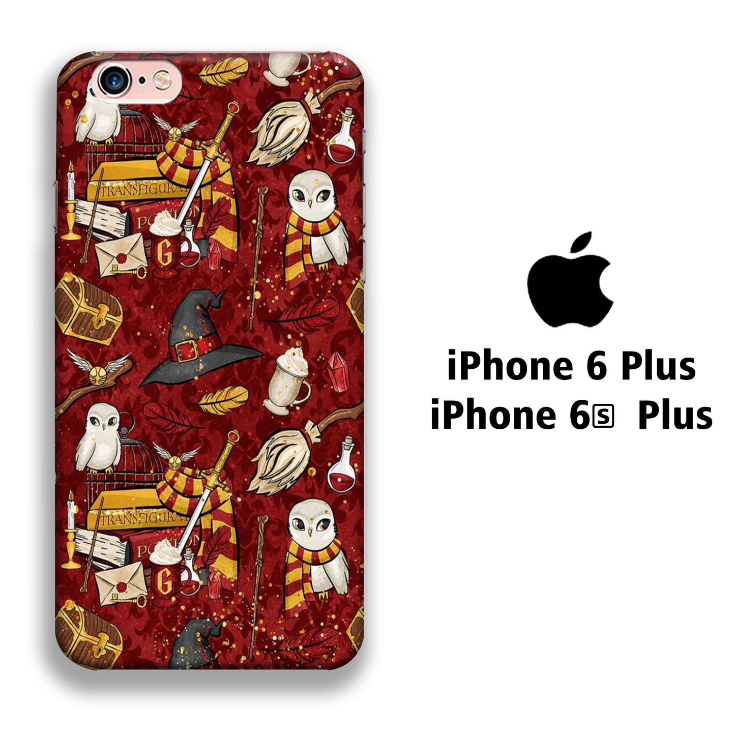 Collage Harry Potter Red Magic Tools iPhone 6 Plus | 6s Plus 3D Case