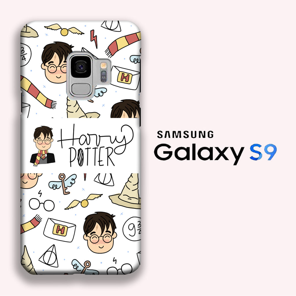 Collage Harry Potter Samsung Galaxy S9 3D Case