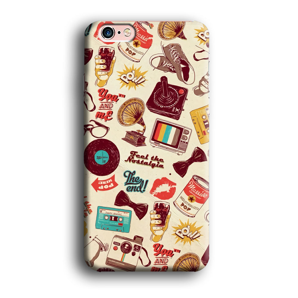 Collage Old Kiss iPhone 6 | 6s 3D Case