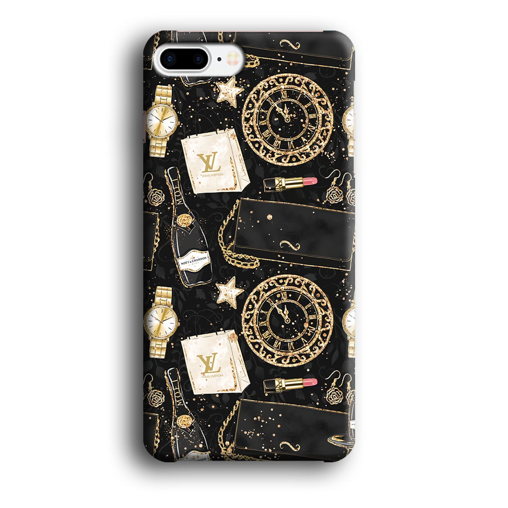 Collage Shopping and Party iPhone 8 Plus 3D Case