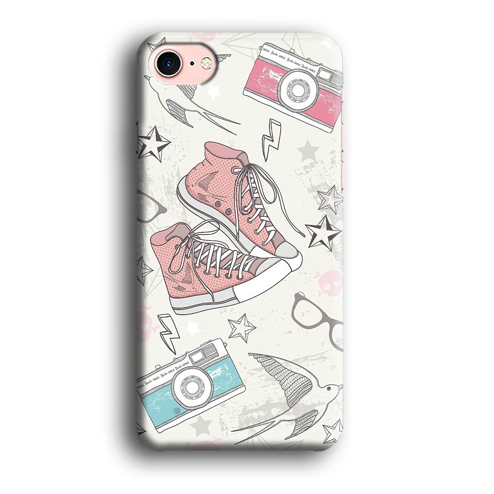 Collage to View The World iPhone 7 3D Case