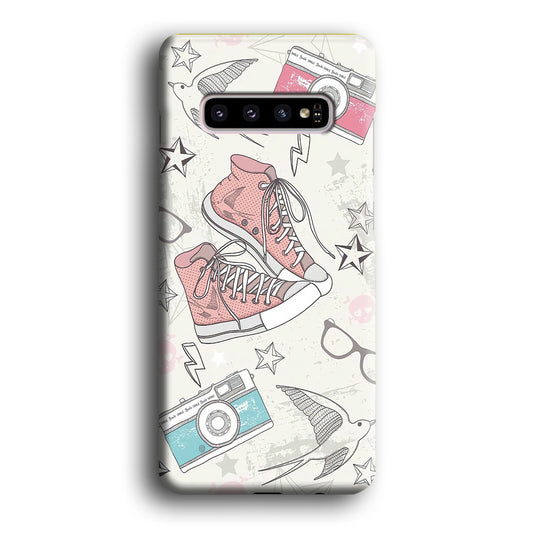 Collage to View The World Samsung Galaxy S10 3D Case