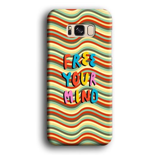 Colored Quotes Mind of Free Samsung Galaxy S8 Plus 3D Case