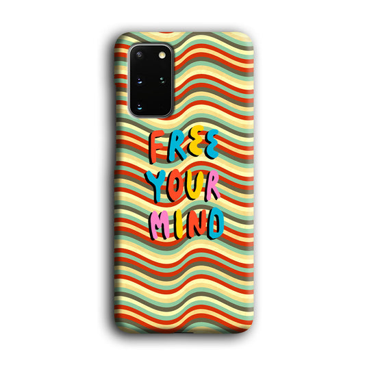 Colored Quotes Mind of Free Samsung Galaxy S20 Plus 3D Case