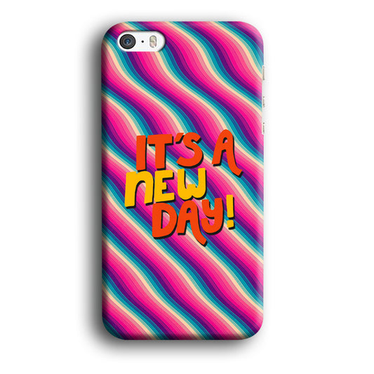 Colored Quotes New Day iPhone 5 | 5s 3D Case