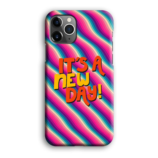 Colored Quotes New Day iPhone 12 Pro Max 3D Case
