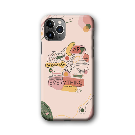 Color in Art Connection iPhone 11 Pro Max 3D Case