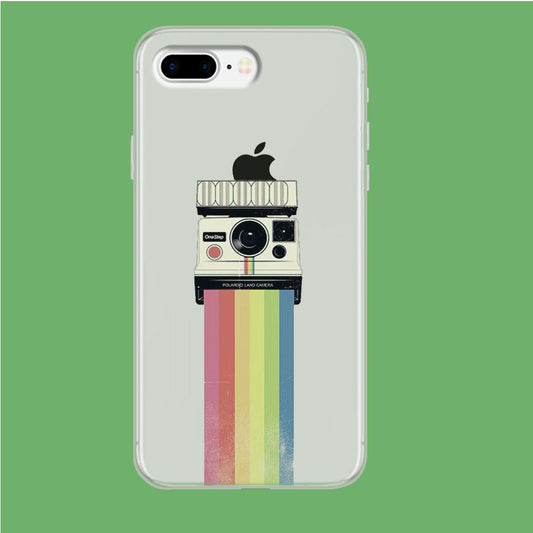 Colors of Polaroid iPhone 8 Plus Clear Case