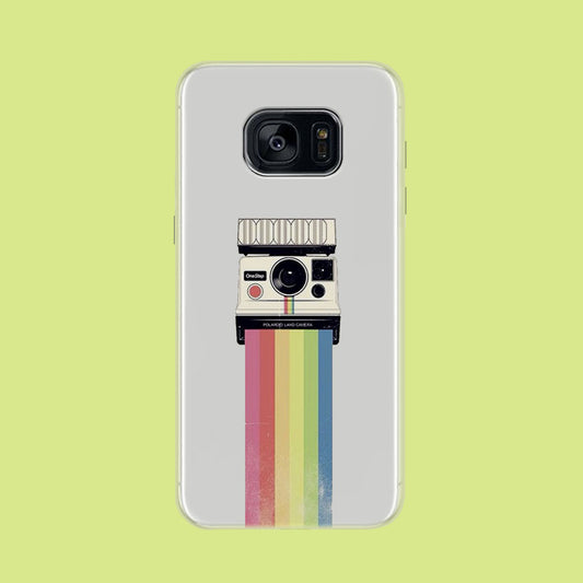 Colors of Polaroid Samsung Galaxy S7 Edge Clear Case