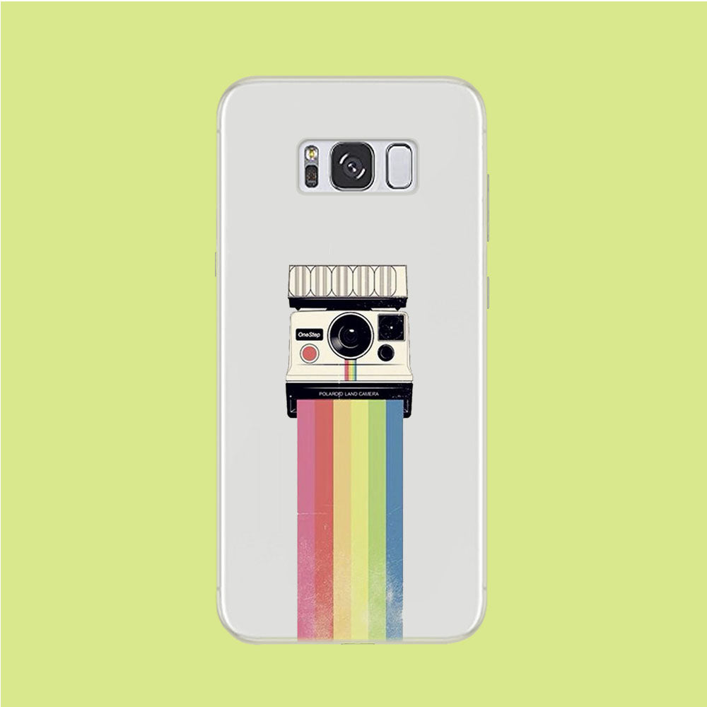 Colors of Polaroid Samsung Galaxy S8 Plus Clear Case