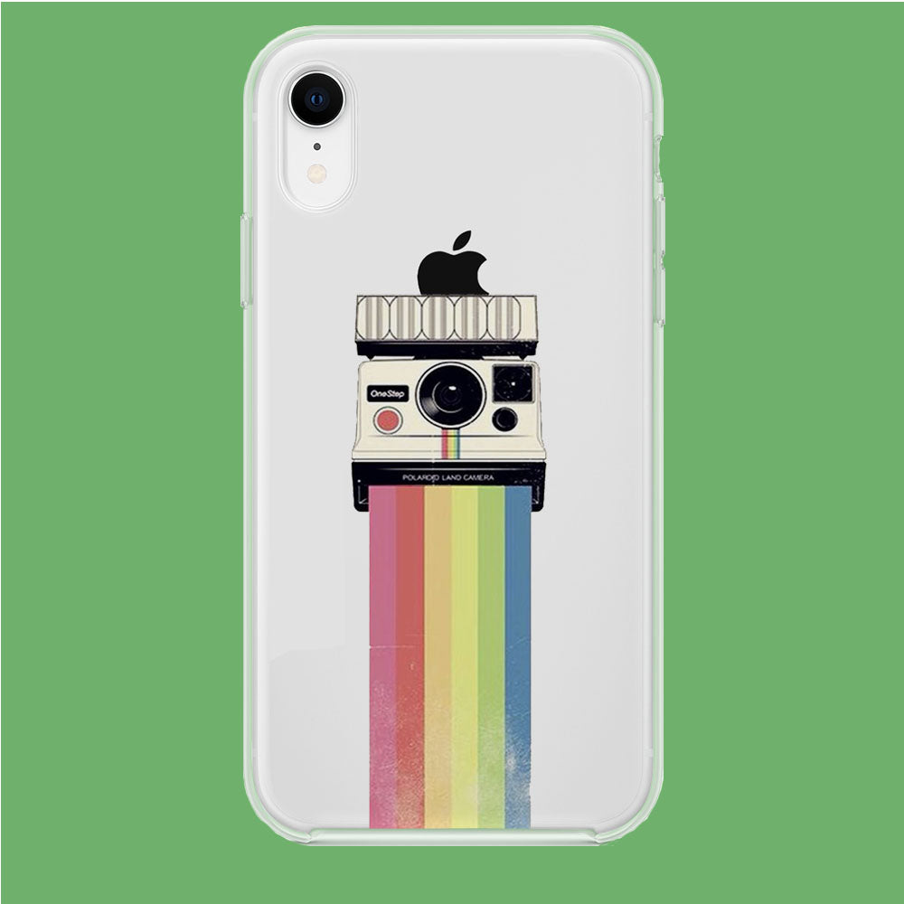 Colors of Polaroid iPhone XR Clear Case
