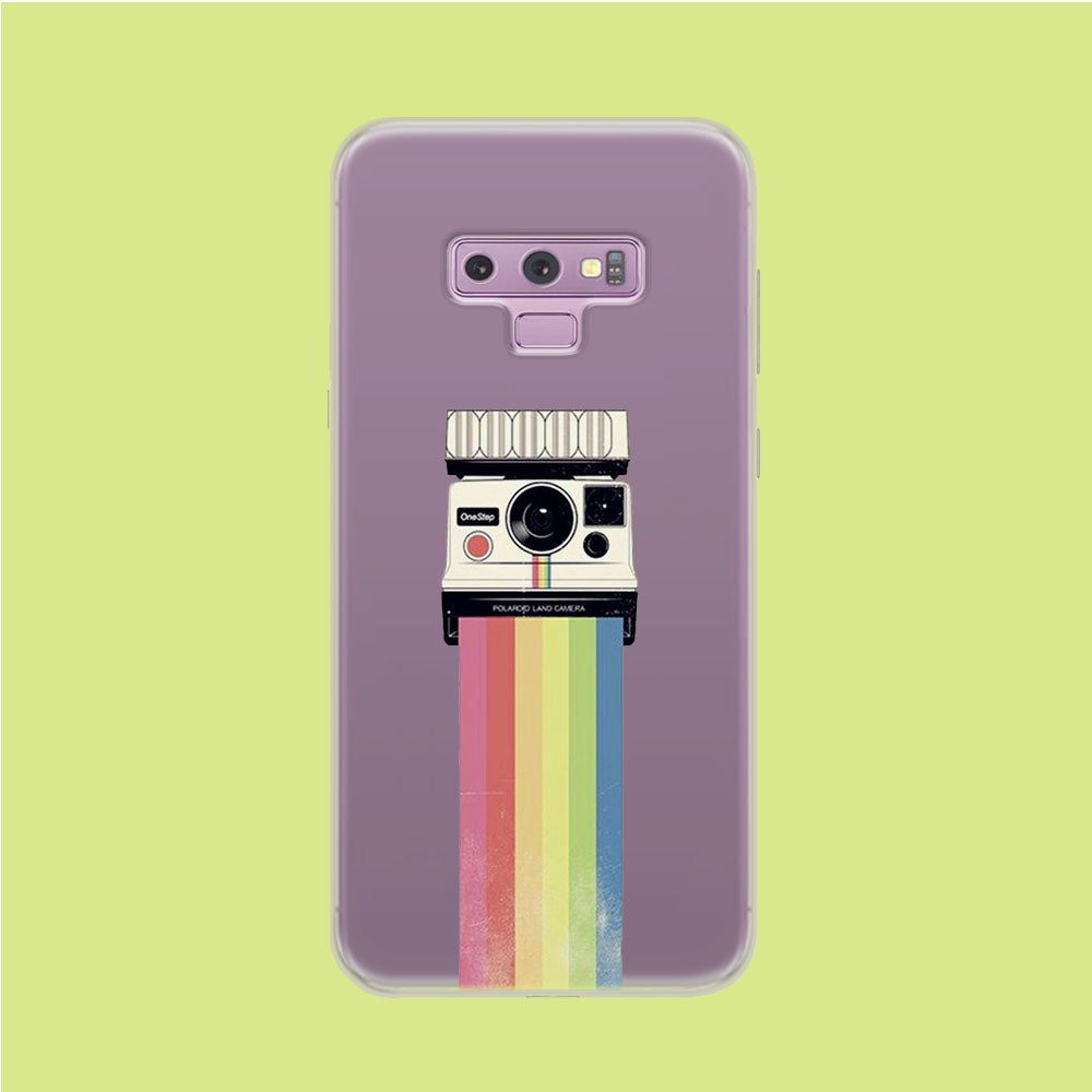 Colors of Polaroid Samsung Galaxy Note 9 Clear Case