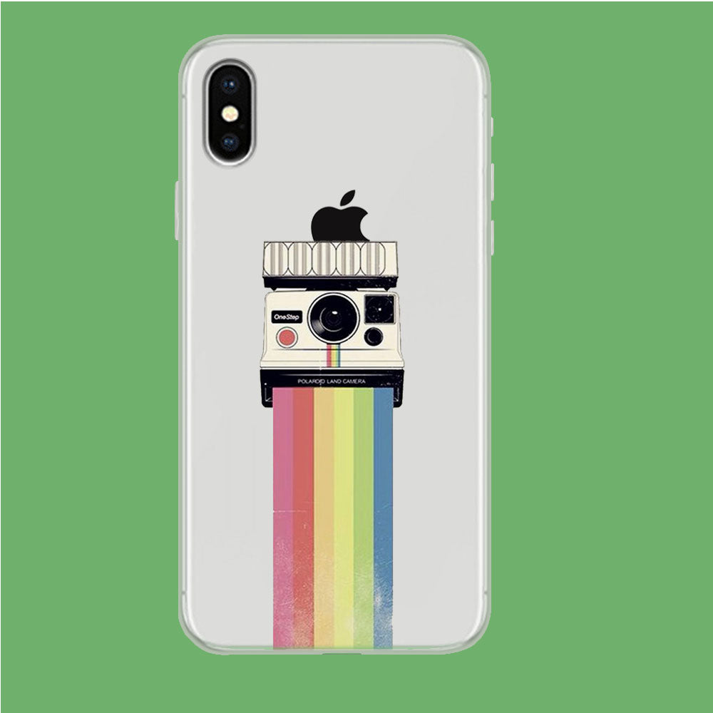 Colors of Polaroid iPhone Xs Clear Case