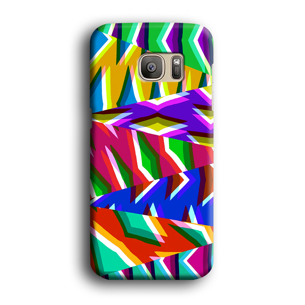 Colour Layer Slope Gradation Samsung Galaxy S7 3D Case