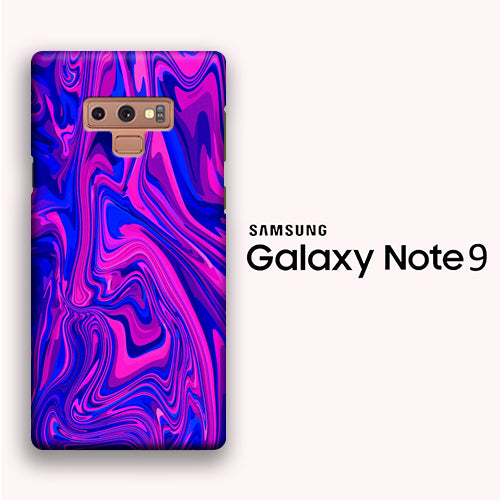 Colour Abstract Pink Blue Samsung Galaxy Note 9 3D Case