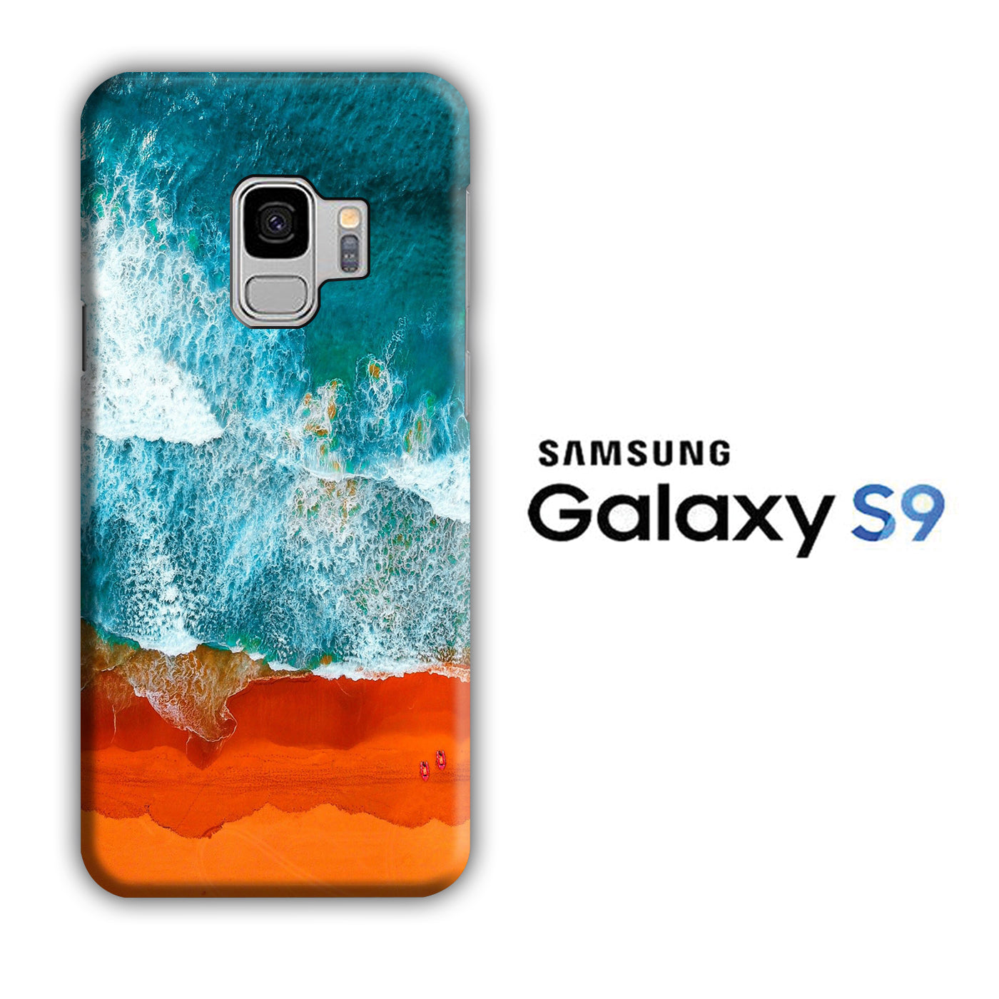 Colour Beach Rainbow Samsung Galaxy S9 3D Case - cleverny