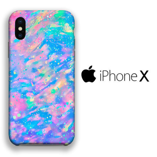 Colour Sky Splash iPhone X 3D Case