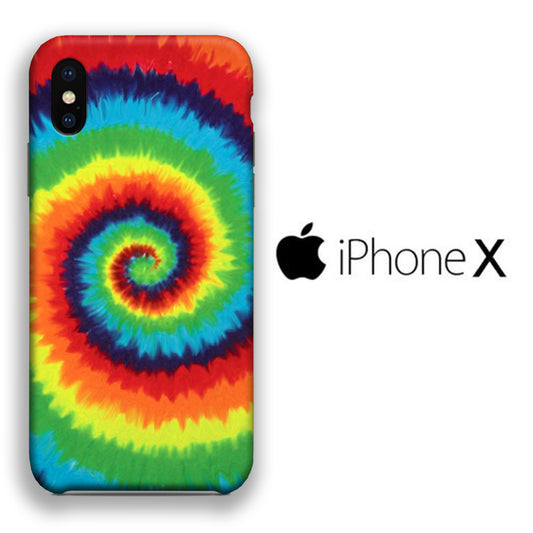 Colour Spiral Pathway iPhone X 3D Case