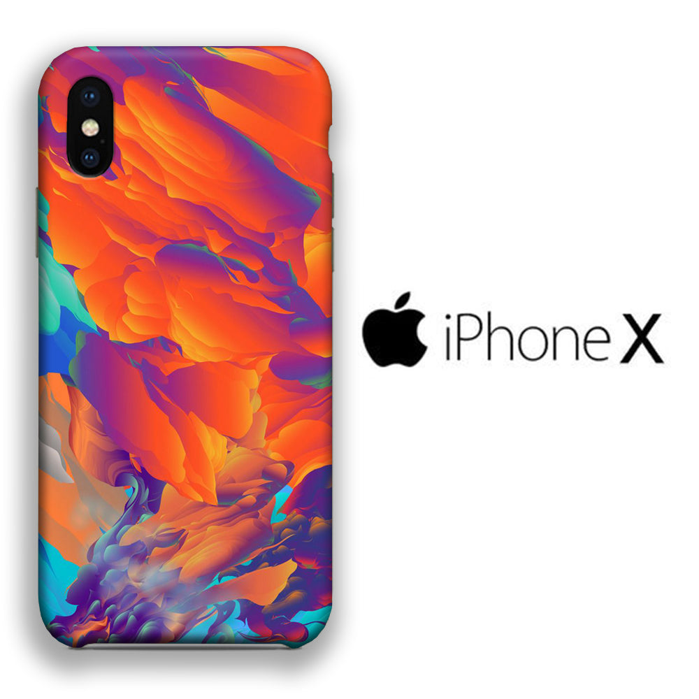 Colour Sunset iPhone X 3D Case