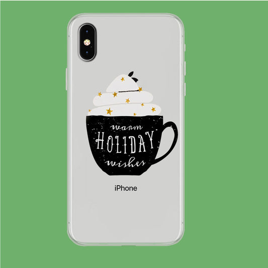Cup of Warm Holiday iPhone Xs Max Clear Case