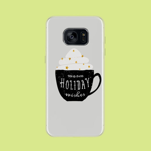 Cup of Warm Holiday Samsung Galaxy S7 Edge Clear Case