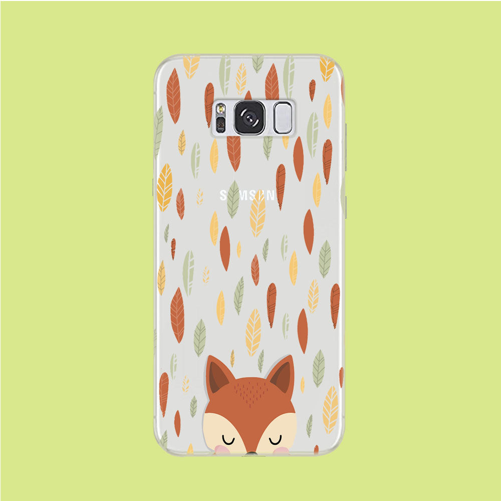 Deer and Autumn Samsung Galaxy S8 Clear Case