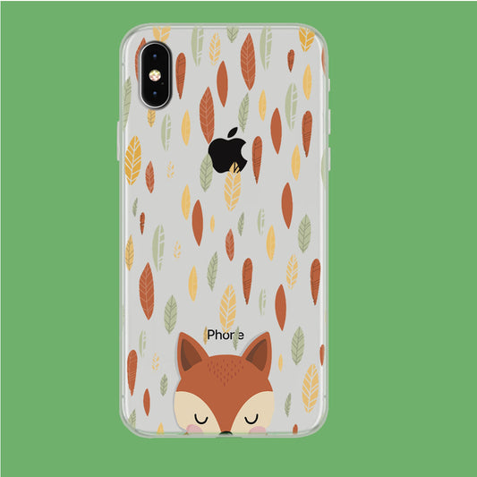 Deer and Autumn iPhone Xs Max Clear Case