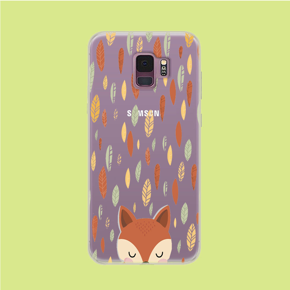 Deer and Autumn Samsung Galaxy S9 Clear Case
