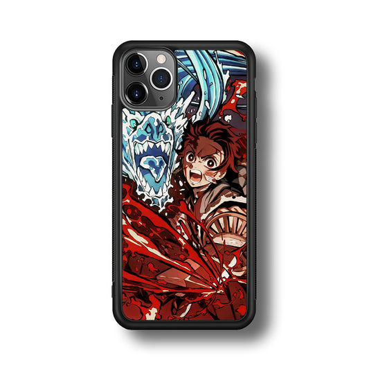 Demon Slayer Fire on The Ice iPhone 11 Pro Max Case