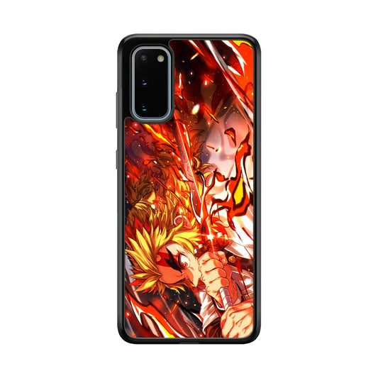 Demon Slayer Red Fire By Rengoku Samsung Galaxy S20 Case