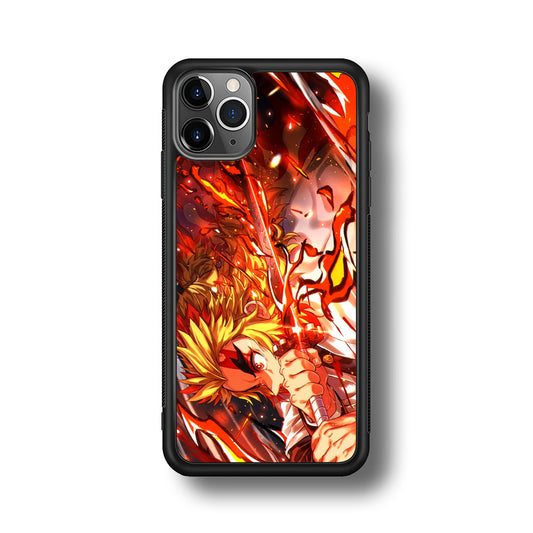 Demon Slayer Red Fire By Rengoku iPhone 11 Pro Max Case