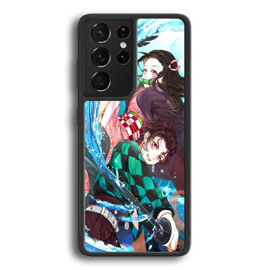 Demon Slayer The Siblings Samsung Galaxy S21 Ultra Case