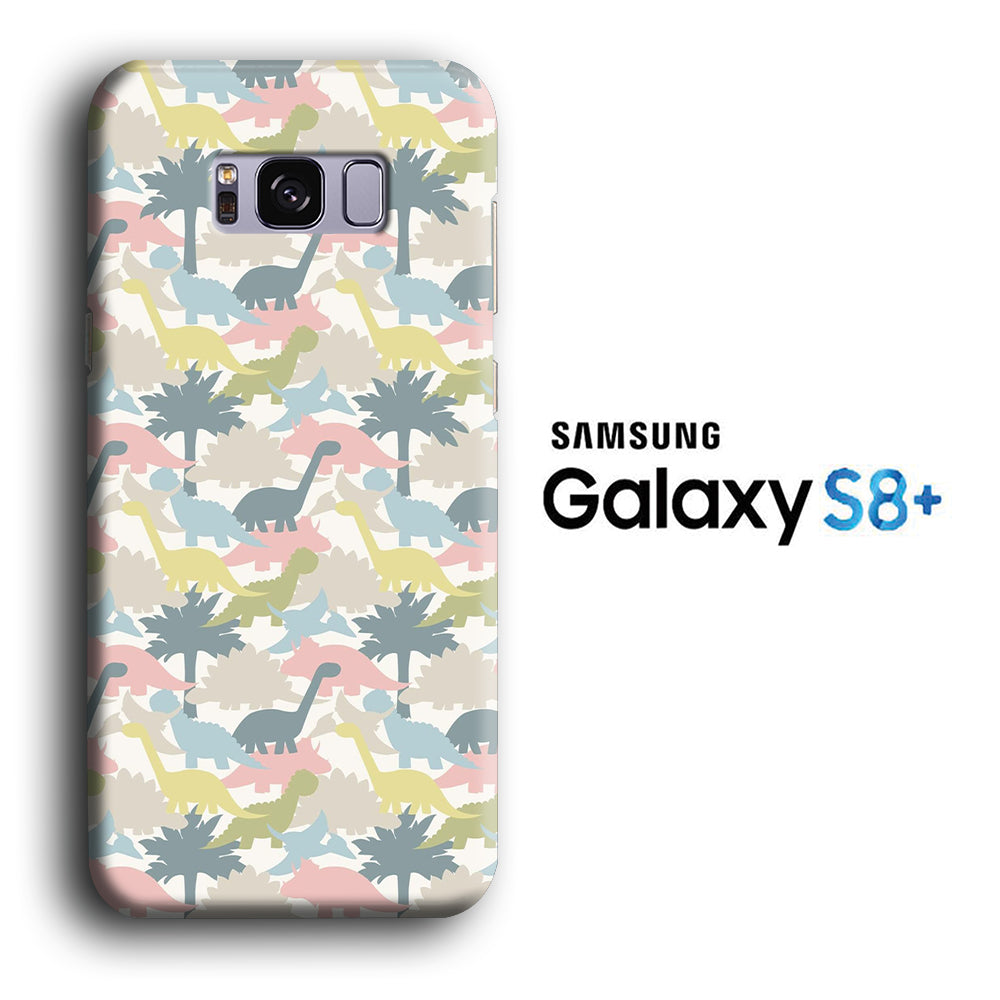 Dinosaur Pattern 002 Samsung Galaxy S8 Plus 3D Case