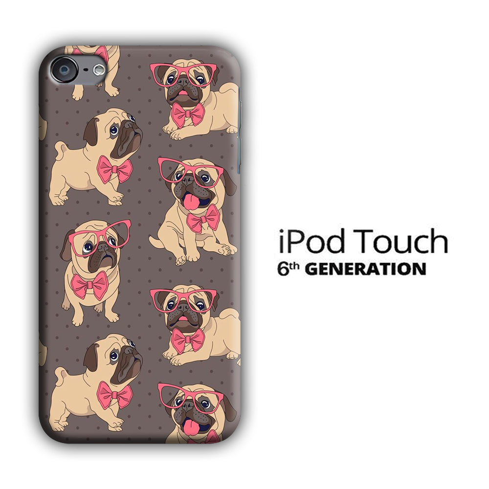 Dog Cute Pug iPod Touch 6 3D Case