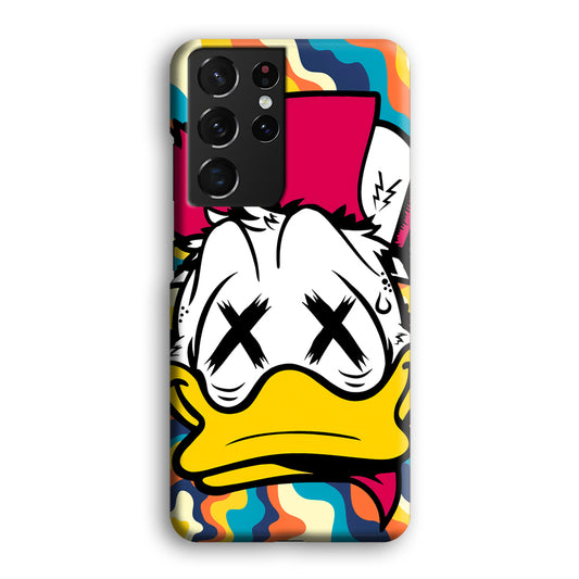 Donal Duck Limp Not Excited Samsung Galaxy S21 Ultra 3D Case