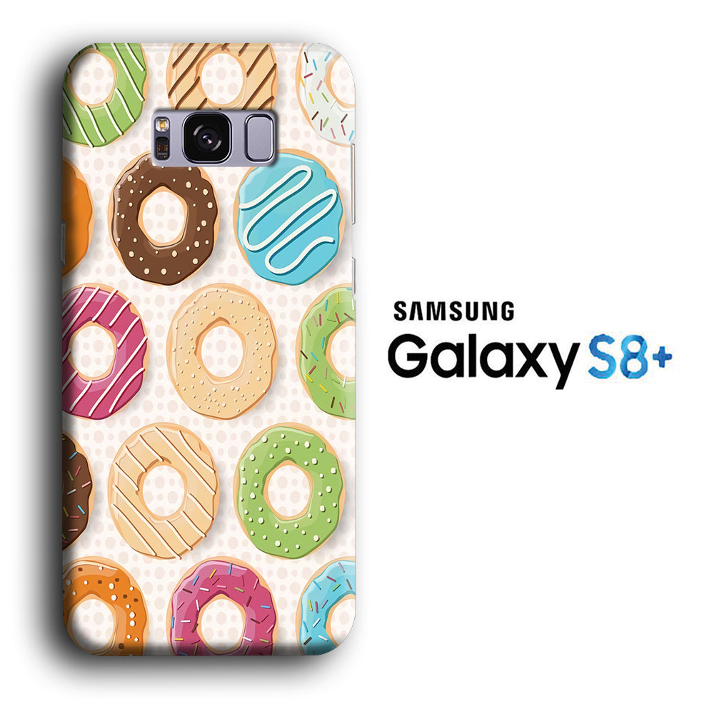 Donuts Dot Samsung Galaxy S8 Plus 3D Case